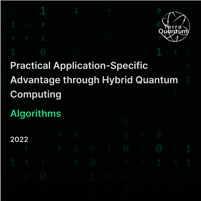 Practical Application Specific Advantage Through Hybrid Quantum Computing